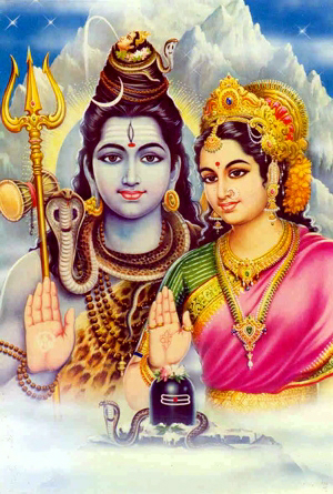 Siva a Parvati